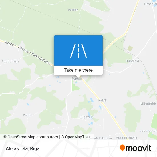 Alejas Iela map