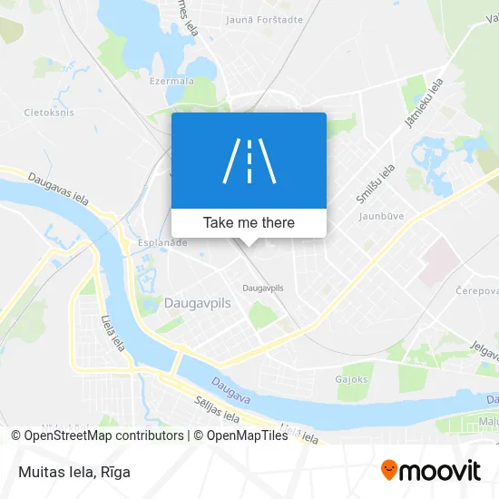 Muitas Iela map