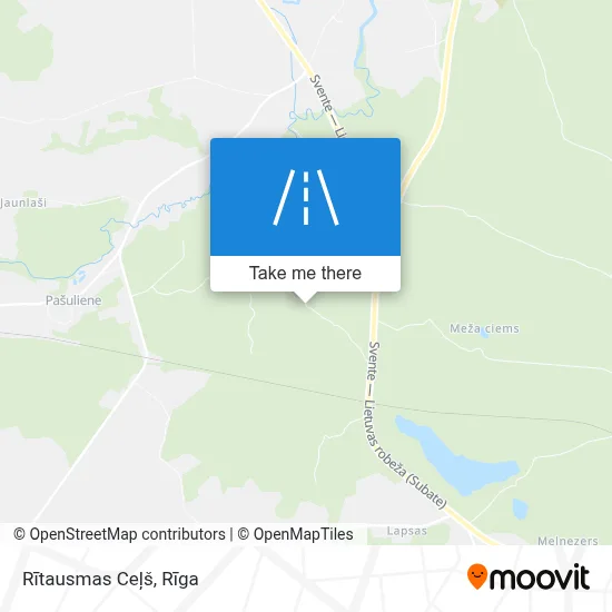 Rītausmas Ceļš map