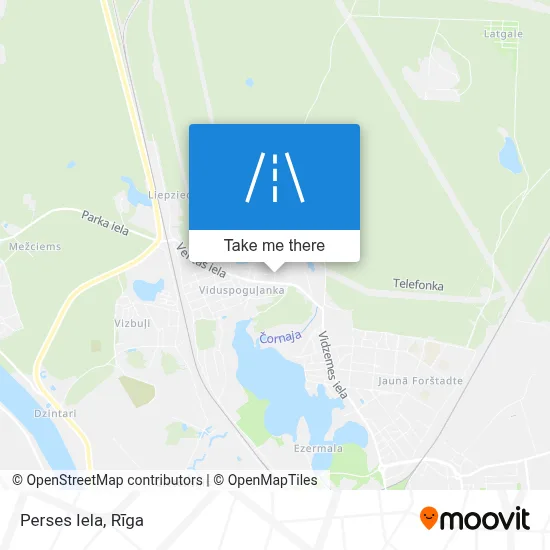 Perses Iela map