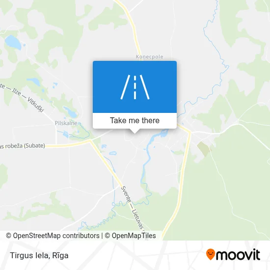 Tirgus Iela map