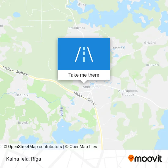 Kalna Iela map