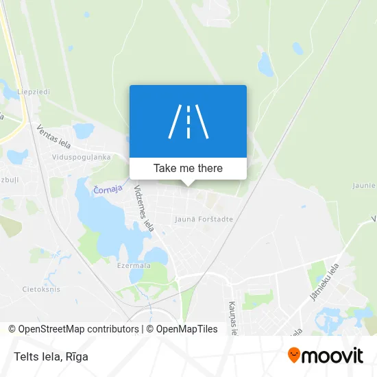 Telts Iela map