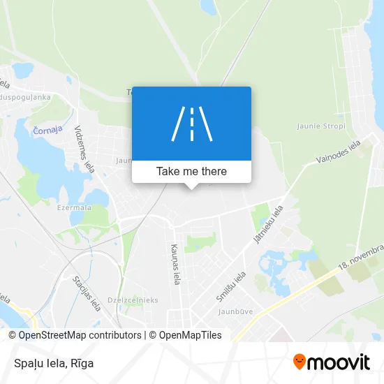 Spaļu Iela map