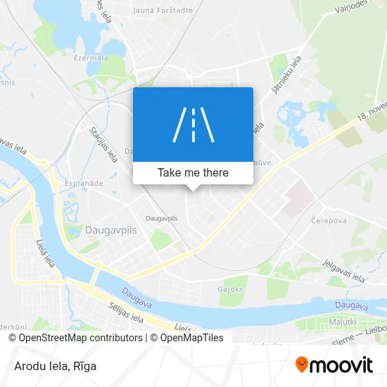 Arodu Iela map