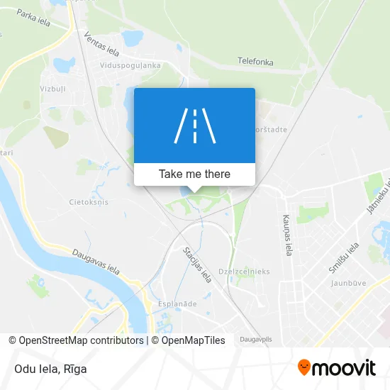 Odu Iela map
