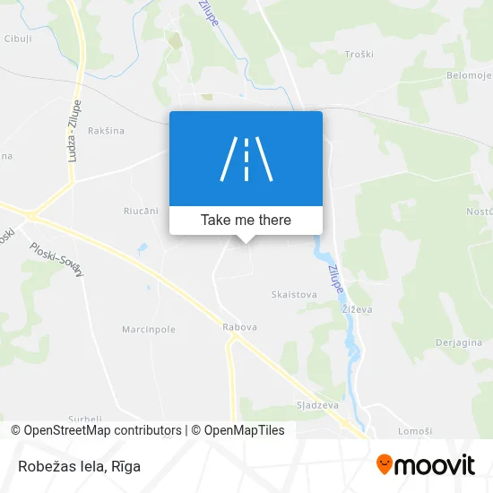 Robežas Iela map