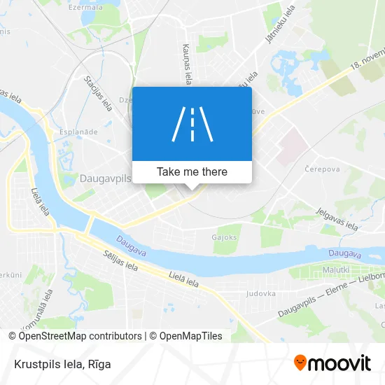 Krustpils Iela map