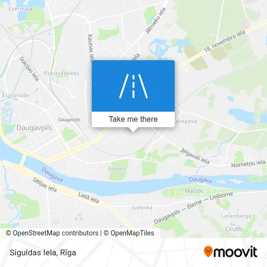 Siguldas Iela map