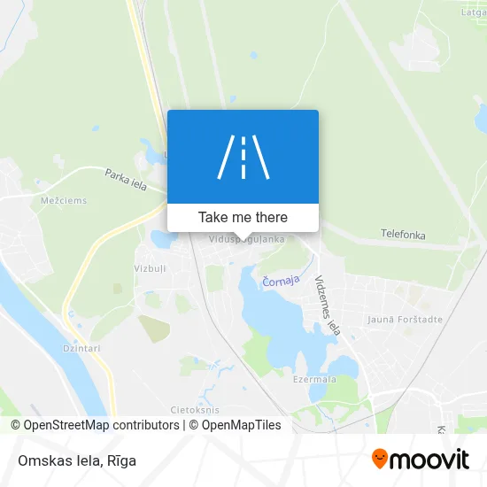 Omskas Iela map