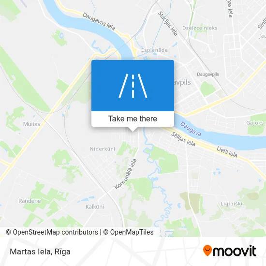 Martas Iela map