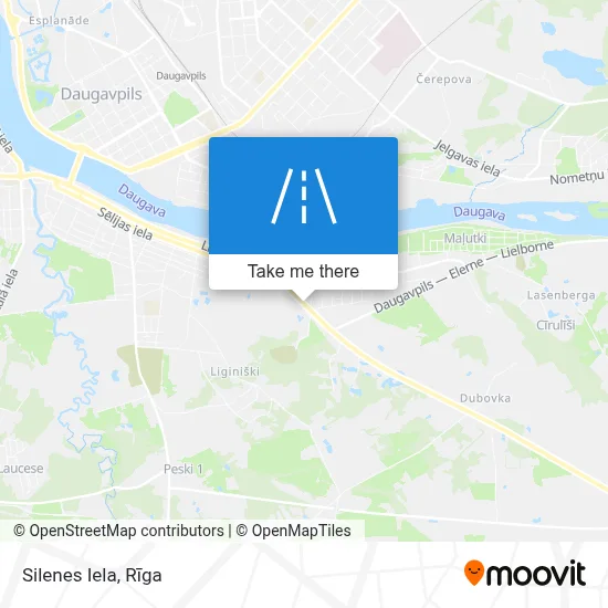 Silenes Iela map