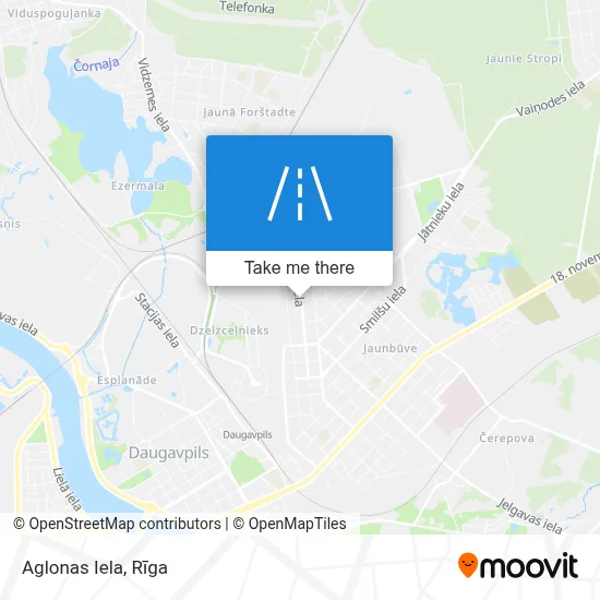 Aglonas Iela map