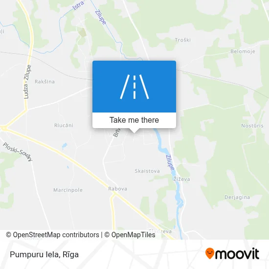 Pumpuru Iela map