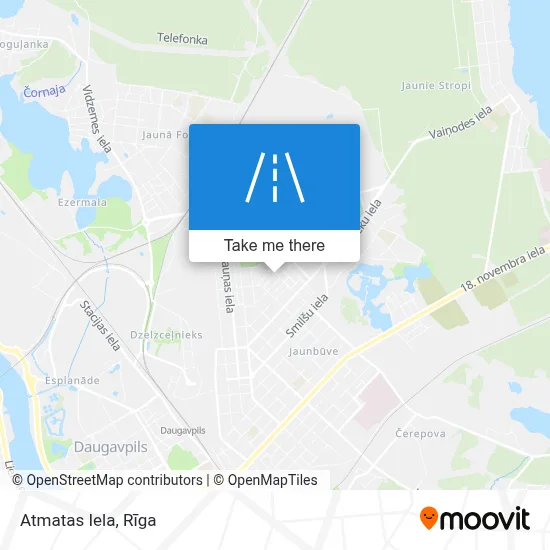 Atmatas Iela map