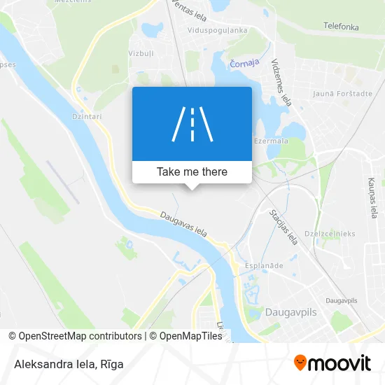 Aleksandra Iela map