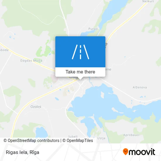 Rigas Iela map