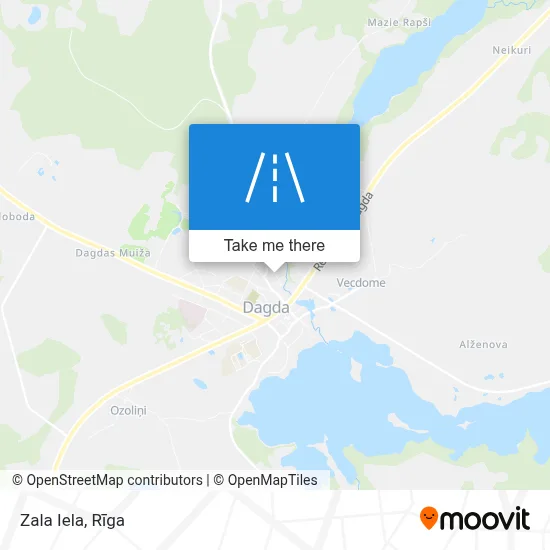 Zala Iela map