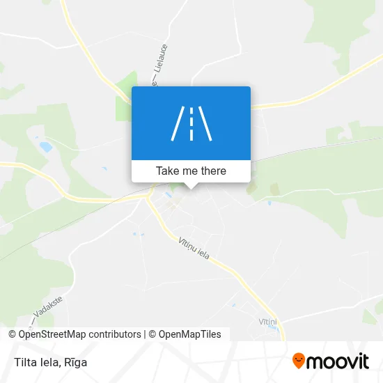 Tilta Iela map