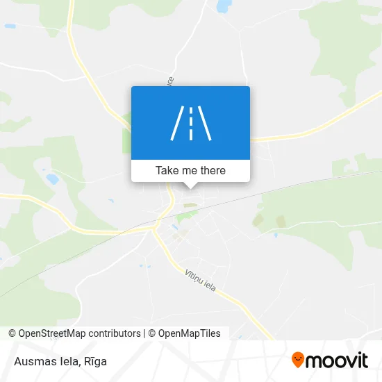 Ausmas Iela map