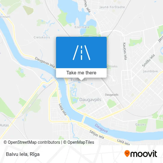 Balvu Iela map