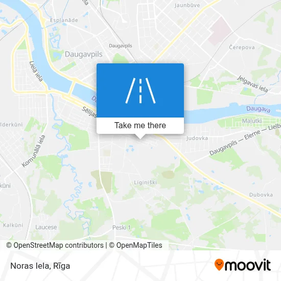 Noras Iela map
