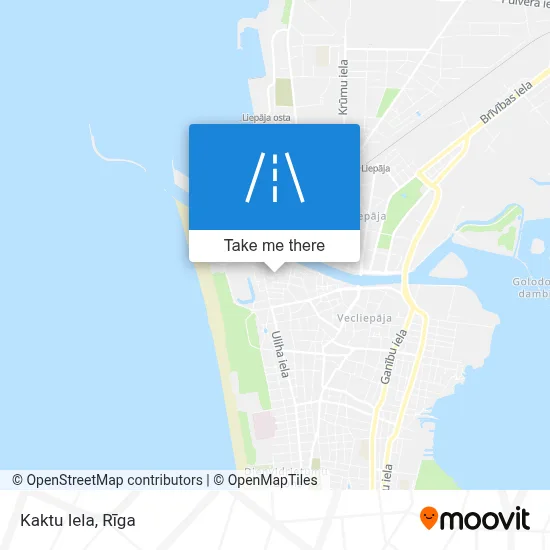 Kaktu Iela map