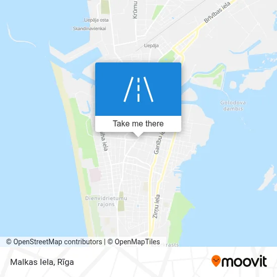 Malkas Iela map
