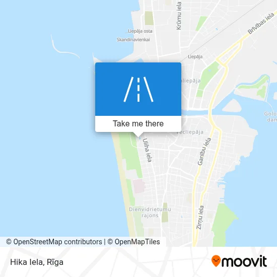 Hika Iela map
