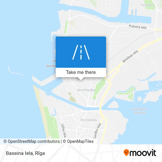 Baseina Iela map