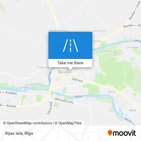 Rijas Iela map