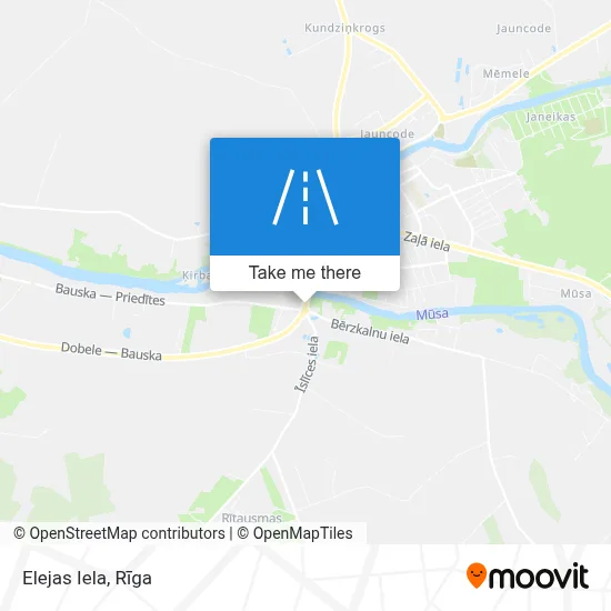 Elejas Iela map