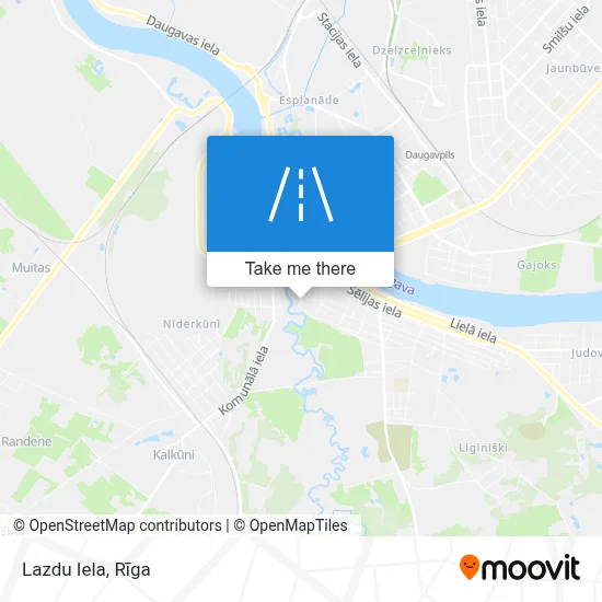 Lazdu Iela map