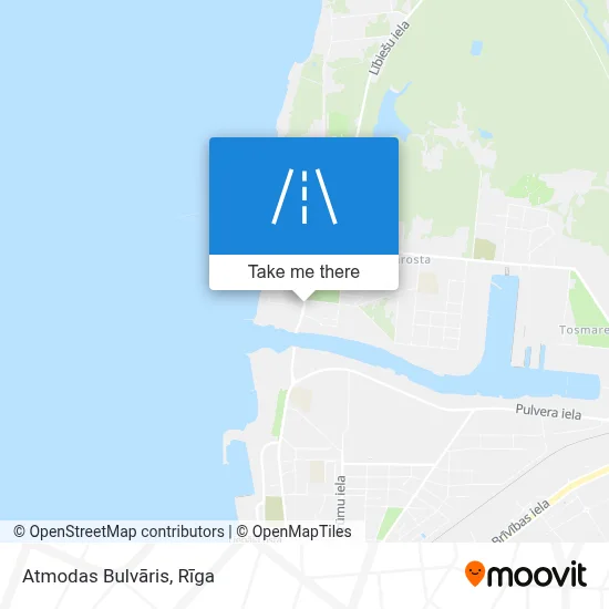 Atmodas Bulvāris map