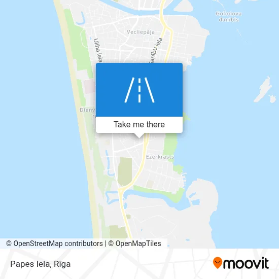 Papes Iela map