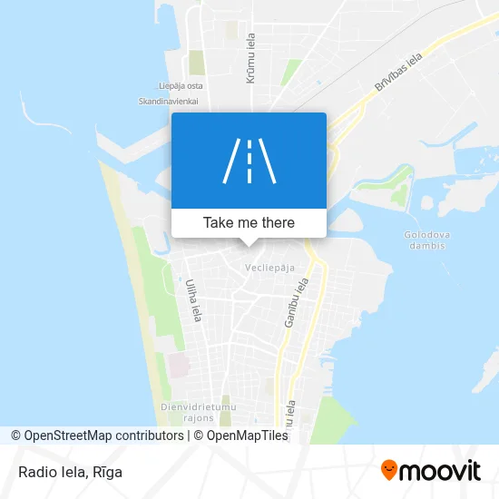 Radio Iela map