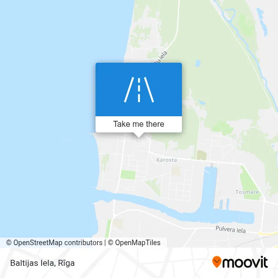 Baltijas Iela map
