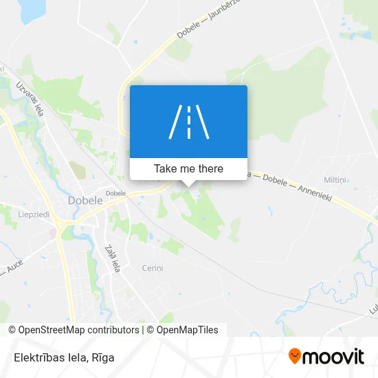 Elektrības Iela map