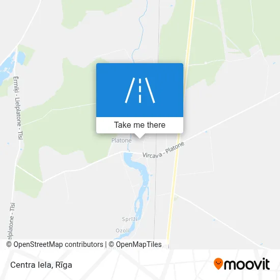 Centra Iela map