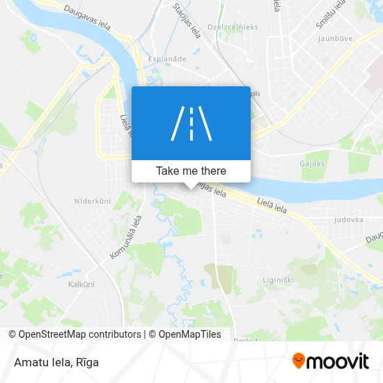 Amatu Iela map
