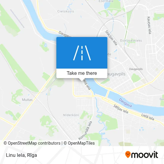 Linu Iela map
