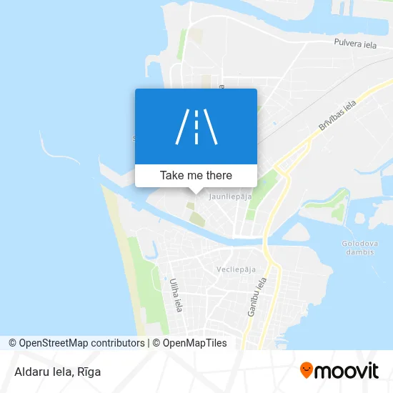Aldaru Iela map
