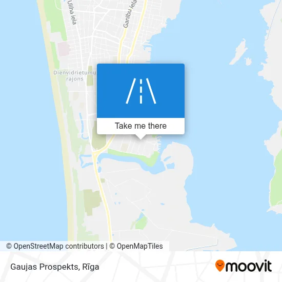 Gaujas Prospekts map