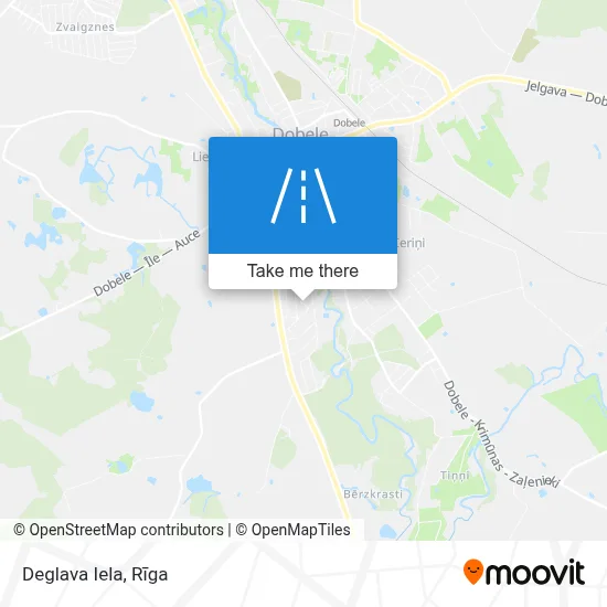 Deglava Iela map
