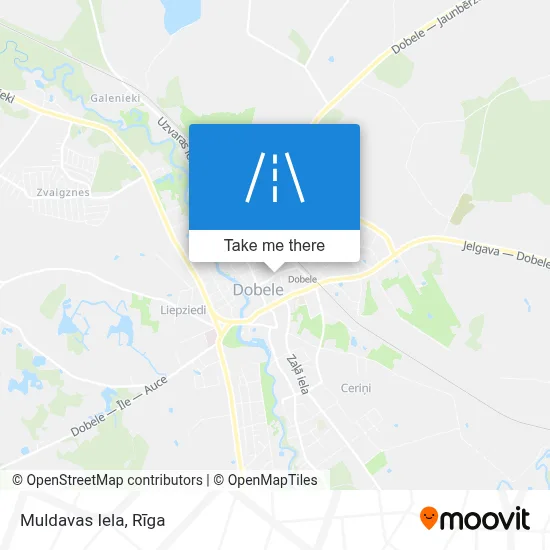 Muldavas Iela map