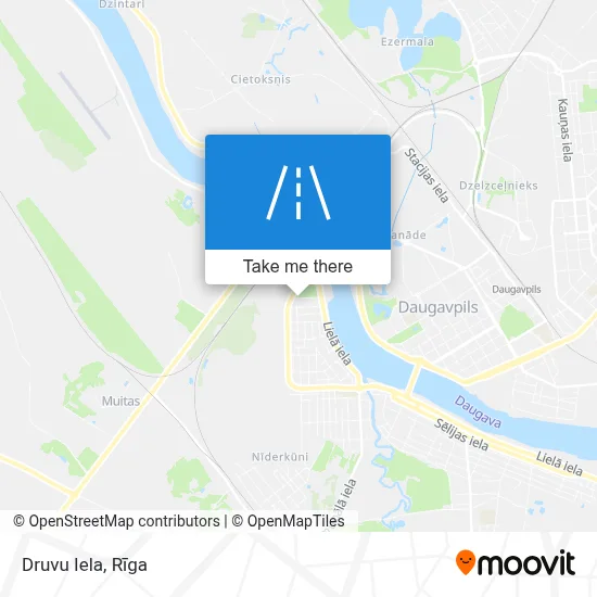 Druvu Iela map