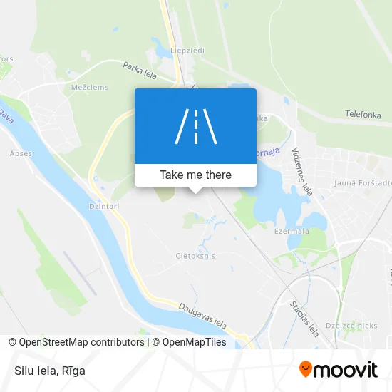 Silu Iela map