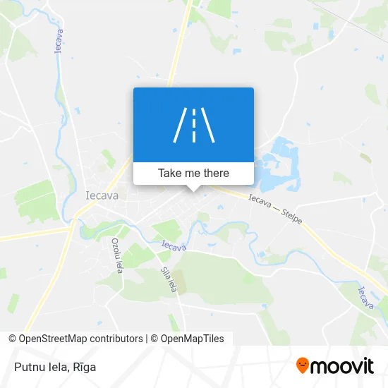 Putnu Iela map