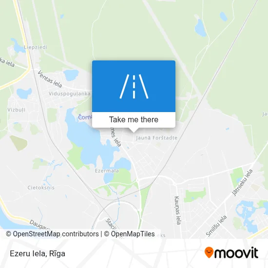 Ezeru Iela map