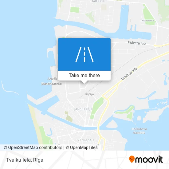 Tvaiku Iela map